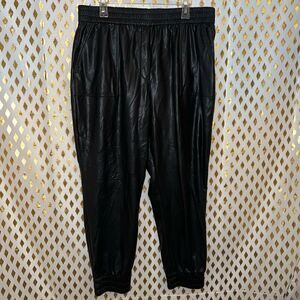 Express Leather joggers size L